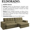 Sofa Retratil E Reclinavel 3 Lugares 218 cm Eldorado SL 945 Veludo Moll