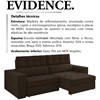 Sofa Retratil E Reclinavel 3 Lugares 218 cm Evidence SL 942 Veludo Moll