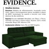 Sofa Retratil E Reclinavel 3 Lugares 218 cm Evidence SL 947 Veludo Moll