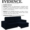 Sofa Retratil E Reclinavel 3 Lugares 218 cm Evidence SL 948 Veludo Moll