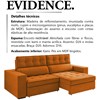 Sofa Retratil E Reclinavel 3 Lugares 218 cm Evidence SL 953 Veludo Moll