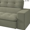 Sofa Retratil E Reclinavel 3 Lugares 246 cm Eldorado SL 940 Veludo Moll
