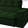 Sofa Retratil E Reclinavel 3 Lugares 246 cm Eldorado SL 947 Veludo Moll