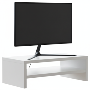 Suporte Base Para Monitor BP 40 cm Iara Branco Eratto Moveis