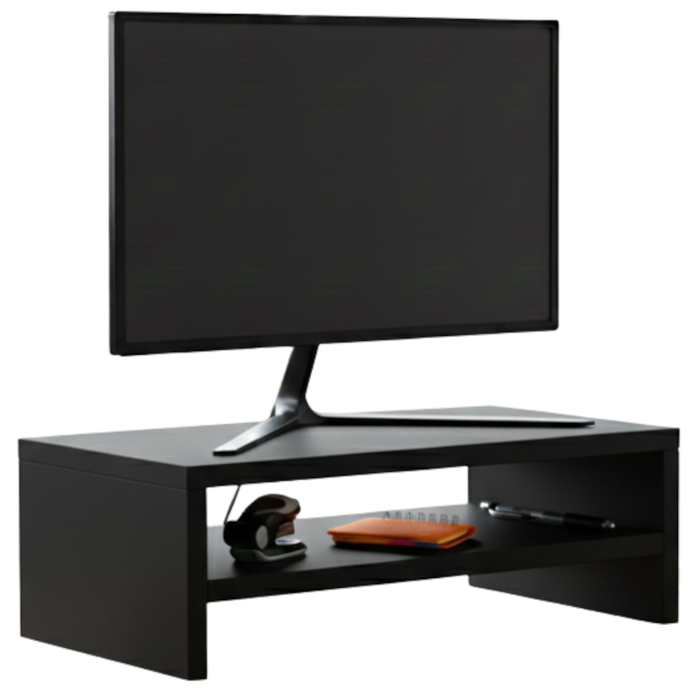 Suporte Base Para Monitor BP 40 cm Iara Preto Eratto Moveis