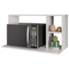Suporte Microondas 2 Nichos Laila 80 cm BP Branco Eratto Moveis