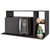 Suporte Microondas 2 Nichos Laila BP 80 cm Preto Eratto Moveis