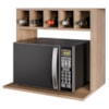 Suporte Microondas Nicho Garrafeiro Lisa BP 60 cm Freijo Eratto Moveis