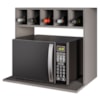Suporte Microondas Nicho Garrafeiro Lisa BP 60 cm Grafite Eratto Moveis