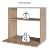 Suporte Microondas Nicho Luara BP 60 cm Freijo Eratto Moveis