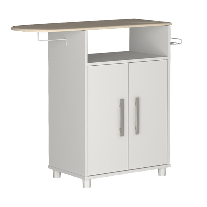 Tabua de Passar Com Balcao 90 cm 2 Portas B04 Branco NOVAM