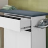 Tabua De Passar Roupa 1 Gaveta 2 Portas 97 cm Conquista Branco RUDK
