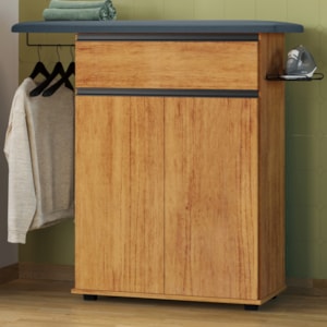 Tabua De Passar Roupa 1 Gaveta 2 Portas 97 cm Conquista Cedro RUDK
