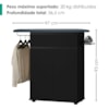 Tabua De Passar Roupa 1 Gaveta 2 Portas 97 cm Conquista Preto RUDK