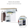 Tabua de Passar Roupa Mariana Com Balcao Branco REAJL Moveis
