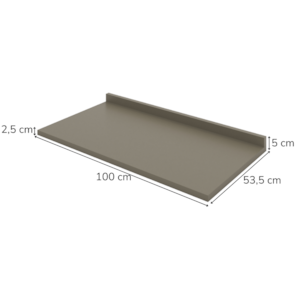 Tampo Para Balcão 100 cm MDF Connect C909 Duna Henn