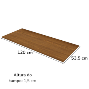 Tampo Para Balcao 120 cm B129 Nature Briz