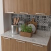 Tampo Para Balcão 120 cm CZ3117 Marmore Branco Tecno Mobili