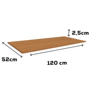 Tampo Para Balcao 120 cm MDP E615 Canela Kappesberg