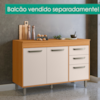 Tampo Para Balcao 120 cm MDP Malta Freijo POLIMAN