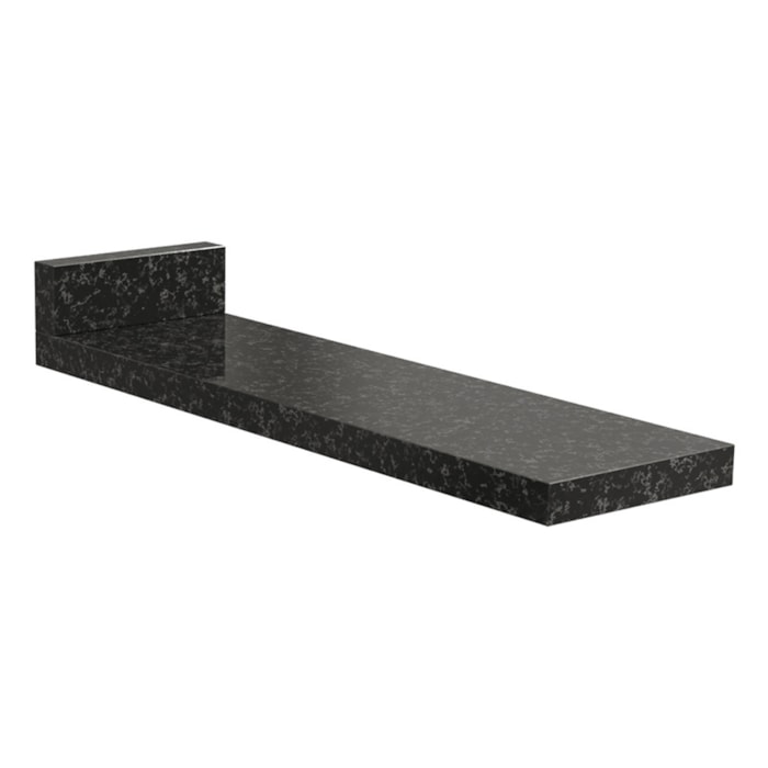 Tampo Para Balcão 15 cm MDP S508 Preto Kappesberg