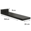 Tampo Para Balcão 15 cm MDP S508 Preto Kappesberg