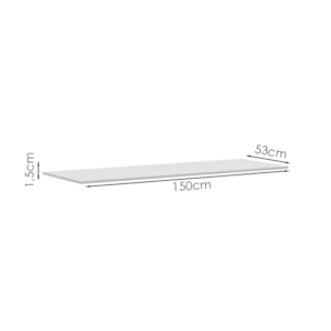 Tampo Para Balcao 150 cm Line Supremo KTP