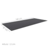 Tampo Para Balcao 160 cm Cinza REAJL Moveis
