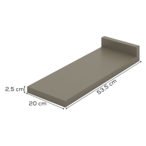 Tampo Para Balcao 20 cm MDF Connect C900 Duna Henn