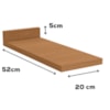 Tampo Para Balcao 20 cm MDP E616 Canela Kappesberg