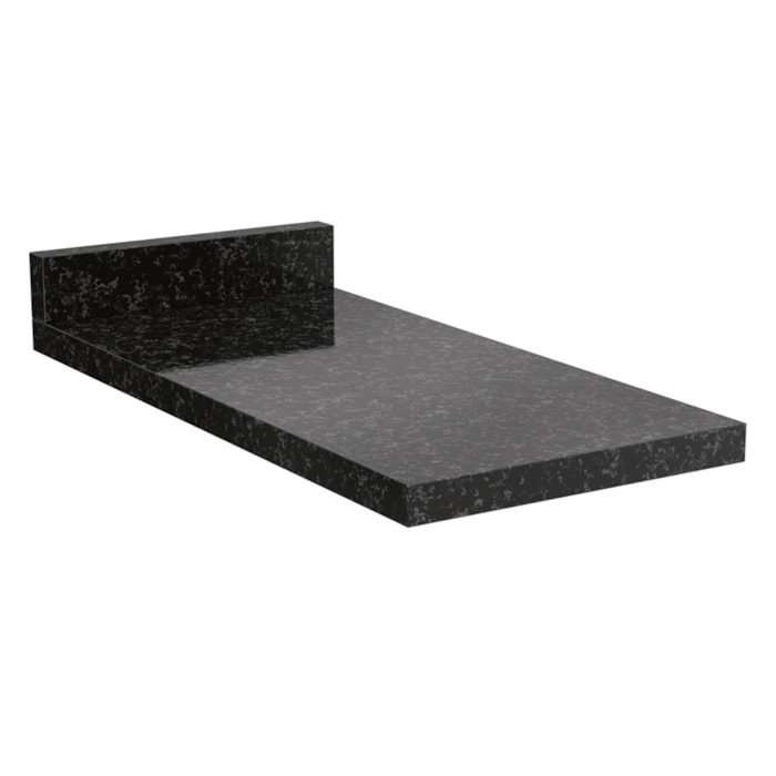 Tampo Para Balcao 25 cm MDP B647 Preto Kappesberg