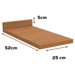 Tampo Para Balcao 25 cm MDP E617 Canela Kappesberg