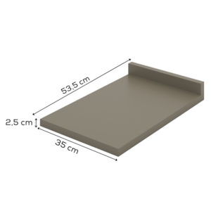 Tampo Para Balcao 35 cm MDF Connect C901 Duna Henn