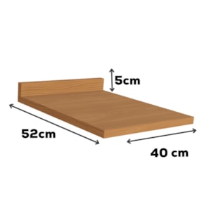 Tampo Para Balcao 40 cm MDP E602 Canela Kappesberg