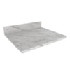Tampo Para Balcao 60 cm CZ3144 Marmore Branco Tecno Mobili