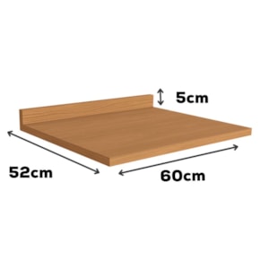 Tampo Para Balcao 60 cm MDP E603 Canela Kappesberg