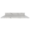 Tampo Para Balcão 80 cm CZ3121 Marmore Branco Tecno Mobili