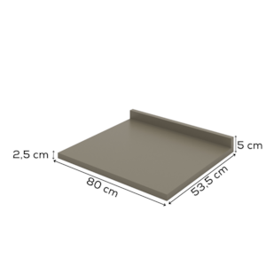 Tampo Para Balcao 80 cm MDF Connect C904 Duna Henn