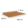 Tampo Para Balcao 80 cm MDP E607 Canela Kappesberg