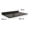 Tampo Para Balcao 80 cm MDP S415 Preto Kappesberg