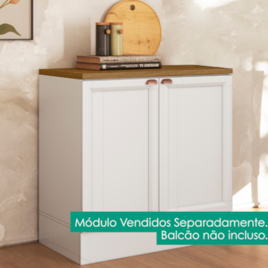 Tampo Para Balcao 80 cm MDP Unna Carvalho Oak POLIMAN