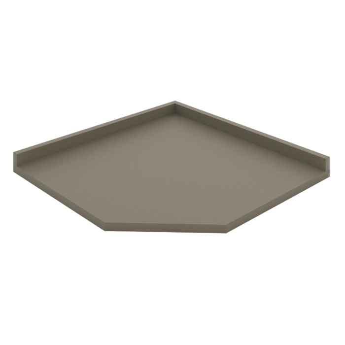 Tampo Para Balcão Canto Obliquo 79 cm MDF Connect C907 Duna Henn
