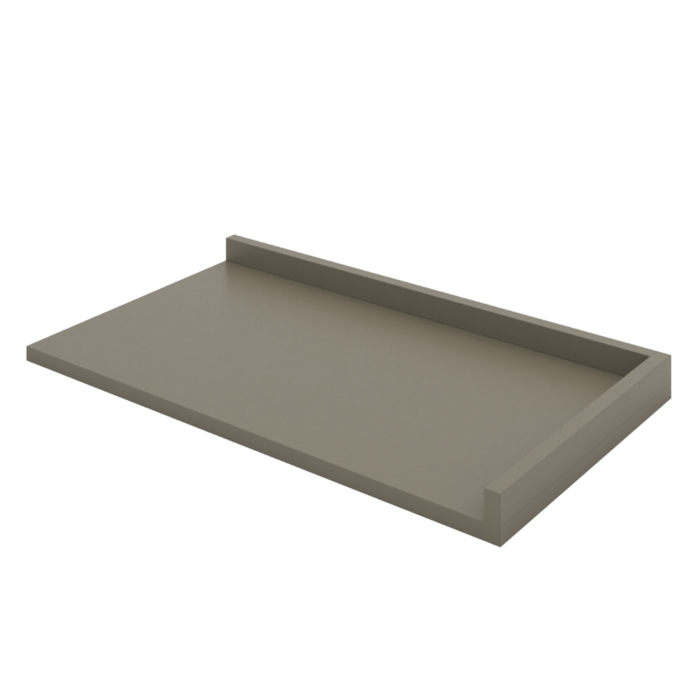 Tampo Para Balcão Canto Reto 94 cm MDF Connect C906 Duna Henn