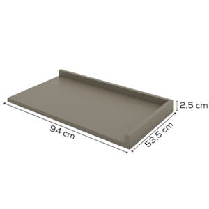 Tampo Para Balcão Canto Reto 94 cm MDF Connect C906 Duna Henn