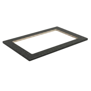 Tampo Para Balcao Cooktop 4 Bocas MDF 80 cm Kali 1225815 Onix Nicioli