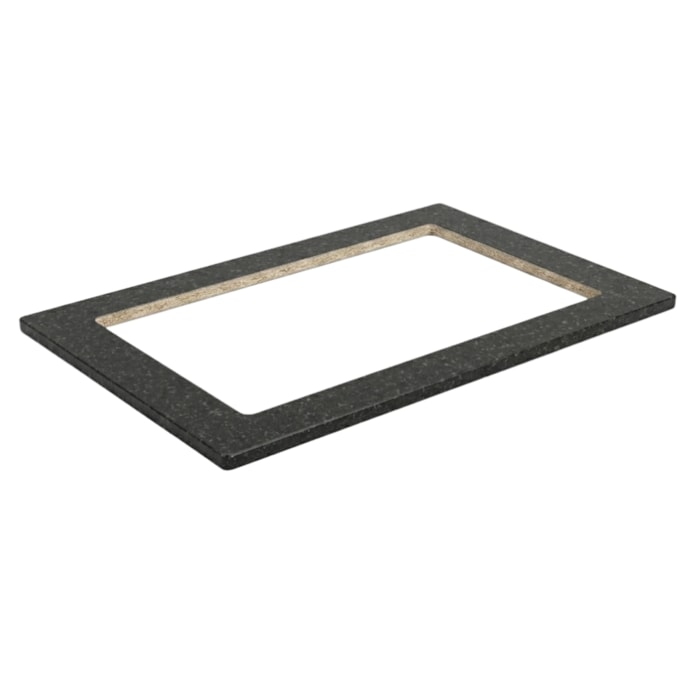 Tampo Para Balcao Cooktop 4 Bocas MDF 80 cm Kali 1225815 Onix Nicioli