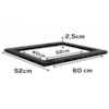 Tampo Para Balcao Cooktop 60 cm MDP S416 Preto Kappesberg