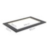 Tampo Para Balcao Cooktop 80x53cm MDF Kali 12256 Onix HD Nicioli