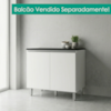 Tampo Para Balcão MDP 80 cm Evidence Lacca Onix POLIMAN