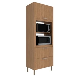 Torre Quente 1 Porta 2 Gavetas 222x80 cm CZ3142 Freijo Tecno Mobili